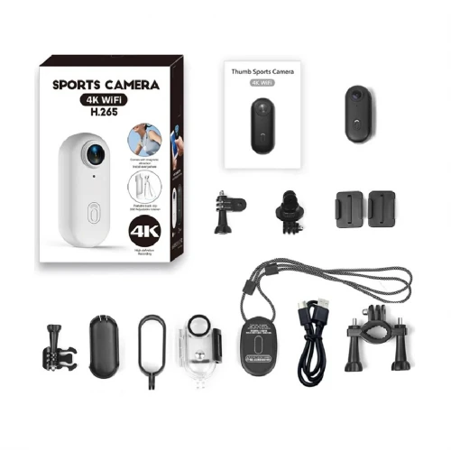 H88 H.265 Wifi 4K Spor Aksiyon Kamerası | 30m Su Altı Koruyucu