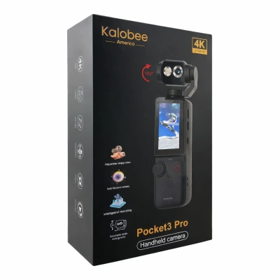 Kalobee Pocket3 Pro 4K UHD Mini Aksiyon | El Kamerası | Autofocus | Stereo Kayıt