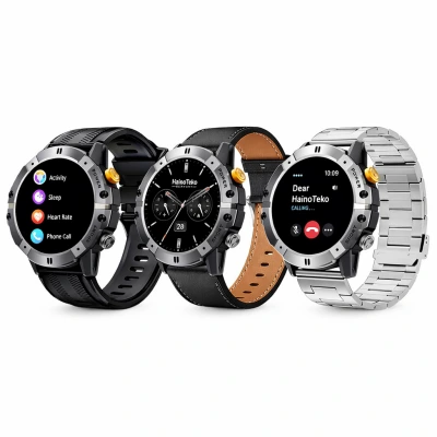 HainoTeko RW-58 Amoled Ekran Akıllı Saat | 3 Kordon | 1 ATM Su Geçirmez | 10 Gün Kullanım