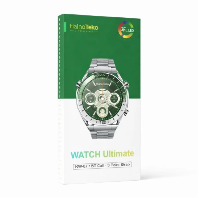 HainoTeko RW-67 Amoled Ekran Akıllı Saat | 3 Kordon