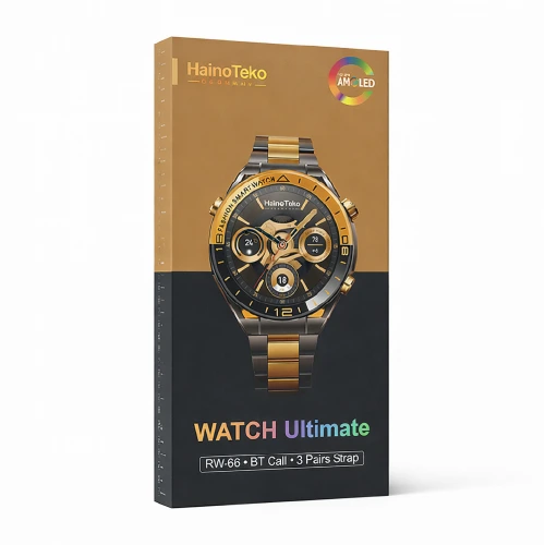 HainoTeko RW-68 Amoled Ekran Akıllı Saat | 3 Kordon