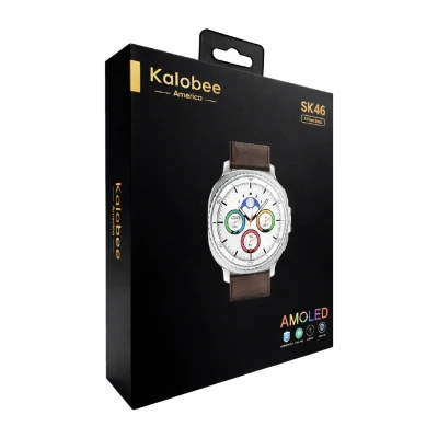 Kalobee SK46 Amoled Ekran Akıllı Saat | Chat GPT | 2 Kordon | Suya Dayanıklı