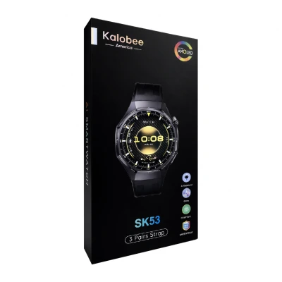 Kalobee SK53 Super Amoled Ekran Akıllı Saat | Chat GPT | 3 Kordon | Suya Dayanıklı