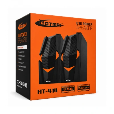 HT-414 Kablolu Ses Ayarlı Stereo PC Speaker