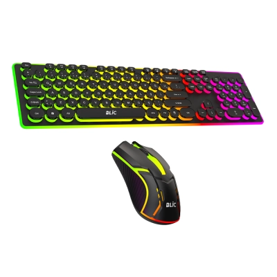 Blic Bkb8 RGB Gaming Kablolu Klavye | Mouse Set Blic Bkb8 RGB Gaming Kablolu Klavye | Mouse Set