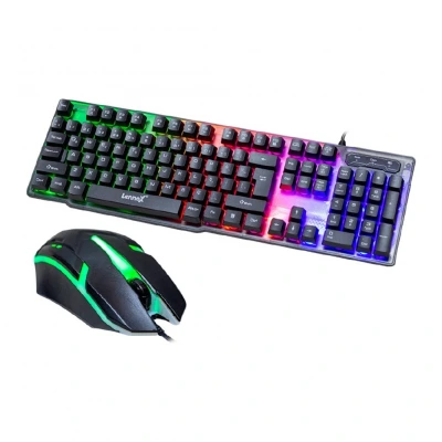 Lennox LX-T302 Kablolu RGB Oyuncu Klavye | Mouse Set