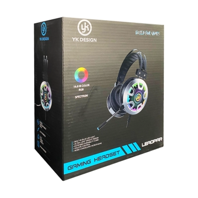Yk Desİgn LP11 Leaopar Kablolu Mikrofonlu Oyuncu Kulaklığı Yk Desİgn LP11 Leaopar Kablolu Mikrofonlu Oyuncu Kulaklığı