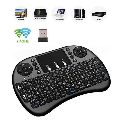 İ8 Smart Tv Box Ps3 Uyumlu Kablosuz Pilli Touchpadli Mini Klavye İ8 Smart Tv Box Ps3 Uyumlu Kablosuz Pilli Touchpadli Mini Klavye