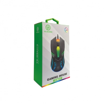 YK Design YK-MS6315 Kablolu Oyuncu Mouse | 7 Renk Işık