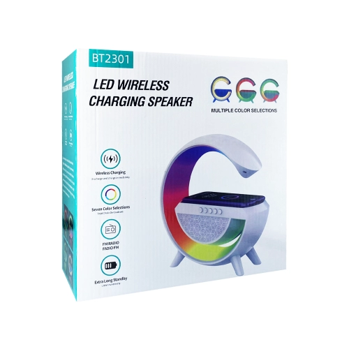 Bt2301 G Şeklinde RGB Ledli Magsafe Şarj Özellikli Bluetooth Speaker Bt2301 G Şeklinde RGB Ledli Magsafe Şarj Özellikli Bluetooth Speaker