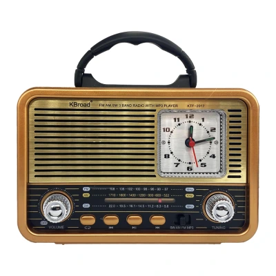 KTF-2017 Bluetooth Speaker FM AM SW Radyo 3" 