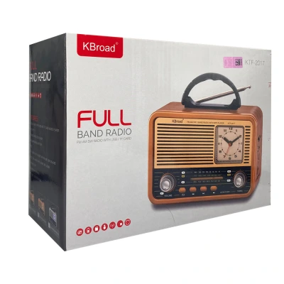 KTF-2017 Bluetooth Speaker FM AM SW Radyo 3" 