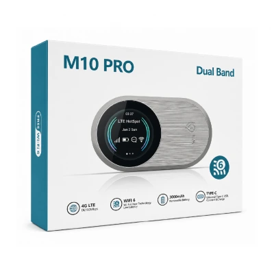 Onezero M10 Pro Şarjlı Taşınabilir Sim Kartlı Mobil WiFi Router | 5G Lte | 3000 mAh | WiFi6