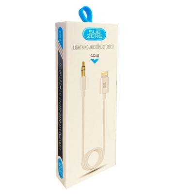 Subzero Ax48 1M Iphone Aux Kablo Subzero Ax48 1M Iphone Aux Kablo