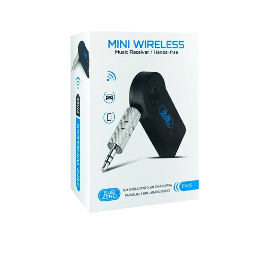 Subzero Fm25 Aux Bluetooth Adaptör Subzero Fm25 Aux Bluetooth Adaptör