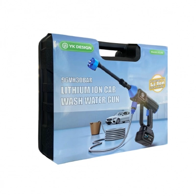 Ykdesign 8109 Akülü Yüksek Basınçlı Araba Yıkama Temizleme Su Tabancası
