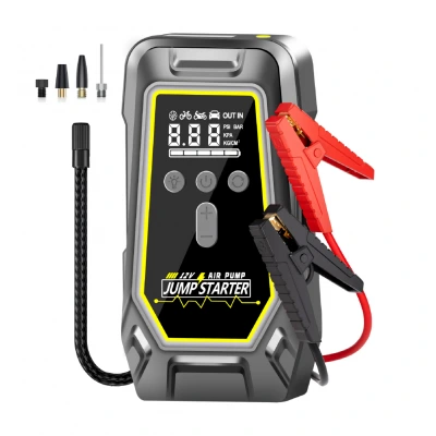 Leerfei LF-K5 Dijital Göstergeli Hava Pompası | Akü Şarj Takviyesi | Powerbank