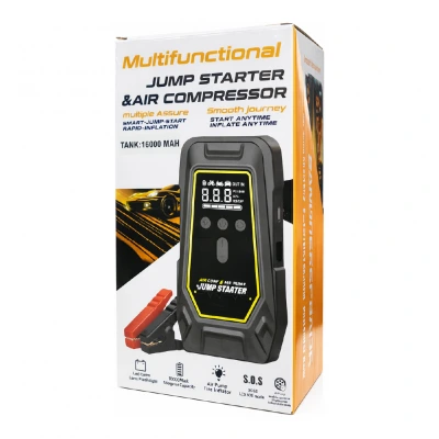 Leerfei LF-K5 Dijital Göstergeli Hava Pompası | Akü Şarj Takviyesi | Powerbank