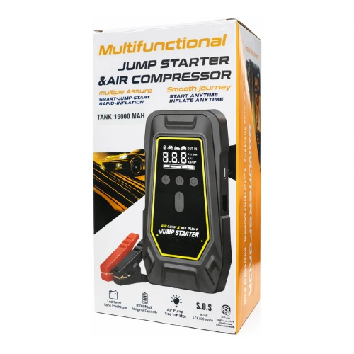 Leerfei LF-K5 Dijital Göstergeli Hava Pompası | Akü Şarj Takviyesi | Powerbank