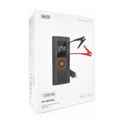 Leerfei ST-5537 Pro Dijital Göstergeli Hava Pompası | Akü Şarj Takviyesi | Powerbank