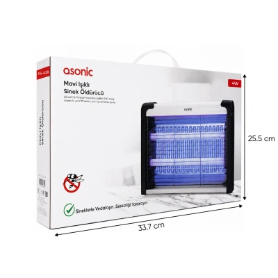Asonic AS-A28 Kablolu Elektrikli Sinek Öldürücü | 4W x 2000V