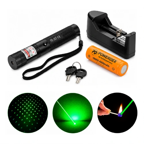 Powerdex PD-307 Şarj Edilebilir Yeşil Lazer Pointer