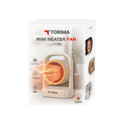HT-100 Mini Heater Fanlı Isıtıcı 500W