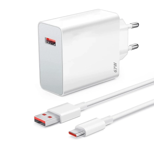 67 Watt Type-C Kablo Ev Şarj Seti 67 Watt Type-C Kablo Ev Şarj Seti