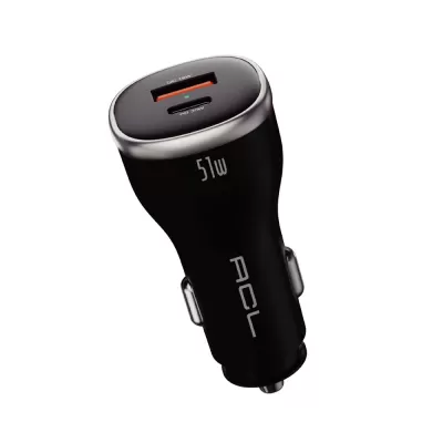 ACL Ac-104 51W 6A Hızlı Araç Şarj Başlık | 1x Usb 1x Pd