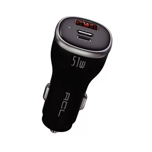 ACL Ac-105 51W 6A Hızlı Araç Şarj Başlık | 1x Usb 2x Pd ACL Ac-105 51W 6A Hızlı Araç Şarj Başlık | 1x Usb 2x Pd
