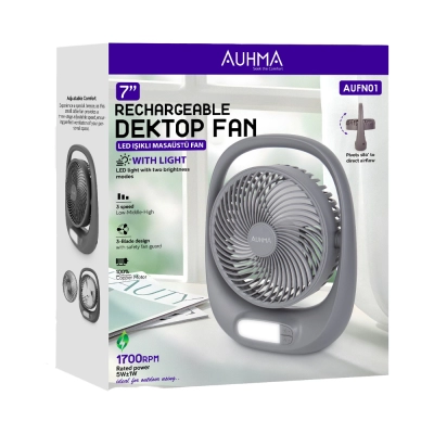 Auhma Aufn01 Şarjlı Fan | 1700rpm