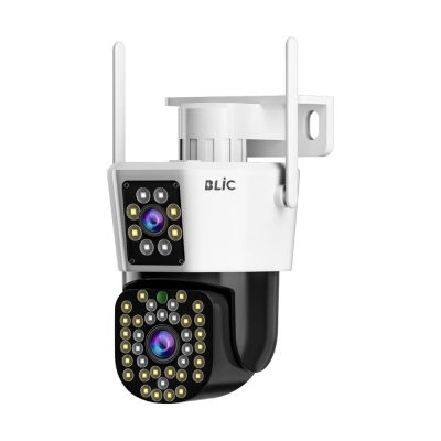 Blic Blm55 Çift Lens 4MP 4K Ultra HD IP Kamera | 8x Zoom Blic Blm55 Çift Lens 4MP 4K Ultra HD IP Kamera | 8x Zoom