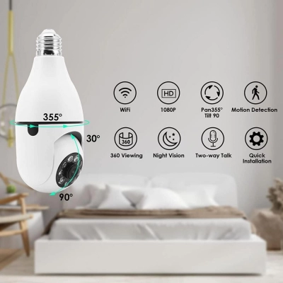 CMR-6 Wifi 360 Security Ampül Kamera