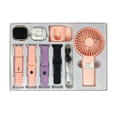 D96 Plus Smart Saat | 4 Kordon | Kulaklık Ve Fan Hediye | 49MM