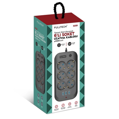 Fulltech FTR11 Termal Akım Korumalı Uzatma Kablosu Fulltech FTR11 Termal Akım Korumalı Uzatma Kablosu