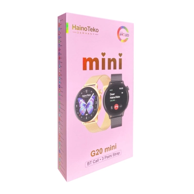 G20 Mini Amoled Ekran Bayan Akıllı Saat | 3 Kordon