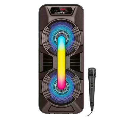 GTS-1702 Bluetooth Speaker | 8" x 2 | Mikrofon | Kumanda GTS-1702 Bluetooth Speaker | 8" x 2 | Mikrofon | Kumanda