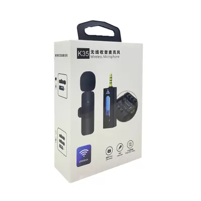 Blic K35 Aux Girişli Tekli Kablosuz Yaka Mikrofonu | Bluetooth Blic K35 Aux Girişli Tekli Kablosuz Yaka Mikrofonu | Bluetooth