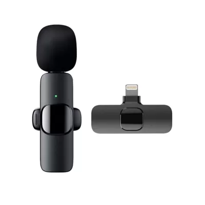 Blic K9 İphone Girişli Tekli Kablosuz Yaka Mikrofonu | Bluetooth