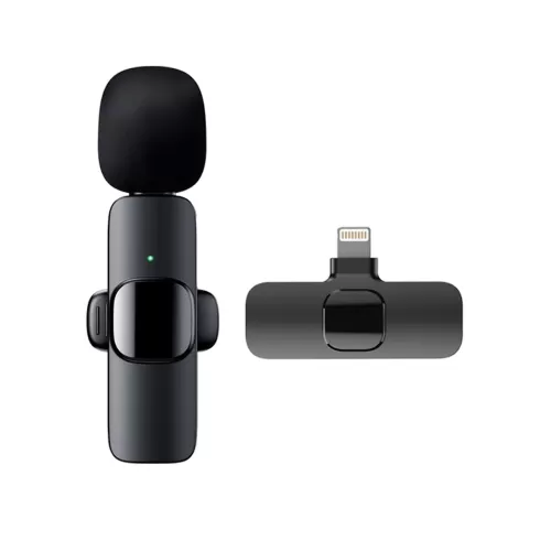 Blic K9 İphone Girişli Tekli Kablosuz Yaka Mikrofonu | Bluetooth