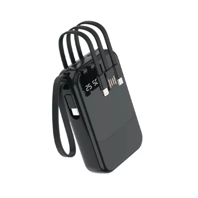 Linkage LKP53 10000 Mah Kendinden Kablolu Powerbank | Led Gösterge Linkage LKP53 10000 Mah Kendinden Kablolu Powerbank | Led Gösterge