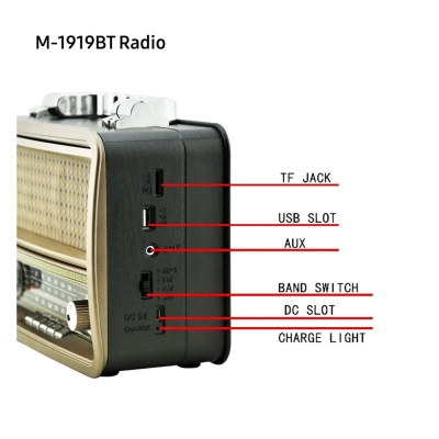 Meier Md-1919 Nostalji Bluetooth Speaker Meier Md-1919 Nostalji Bluetooth Speaker