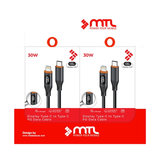 Mtl MT2213 30W Type-C To Lightning PD Kablo Stand ( 10 Adet ) Mtl MT2213 30W Type-C To Lightning PD Kablo Stand ( 10 Adet )