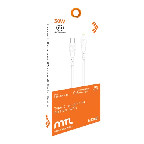 MTL MT2481 30W Lightning Pd Şarj Kablosu MTL MT2481 30W Lightning Pd Şarj Kablosu