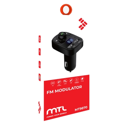 Mtl Mt9870 Bluetooth Fm Transmitter