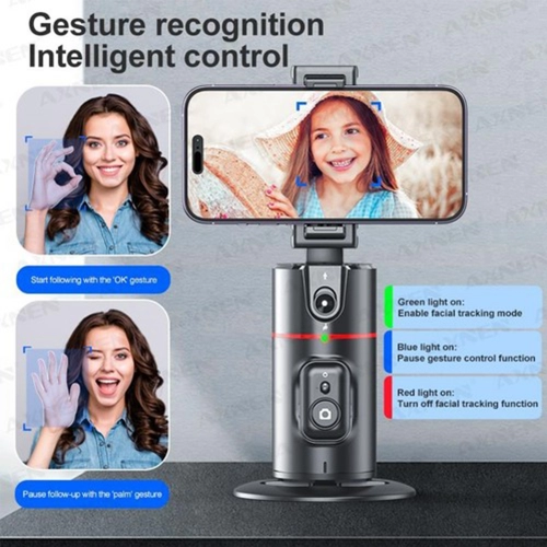 P02 Profesyonel 360 Derece Gimbal Öz Çekim Telefon Sabitleyici | Video Çekimi P02 Profesyonel 360 Derece Gimbal Öz Çekim Telefon Sabitleyici | Video Çekimi