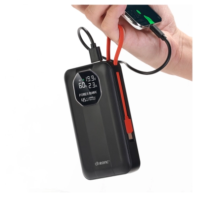 YK Design P954 45W 20000 mAh Kablolu Powerbank YK Design P954 45W 20000 mAh Kablolu Powerbank