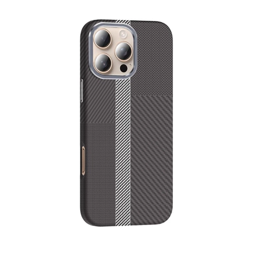 İphone 16 Pro Max PC Karbon Silikon Kılıf İphone 16 Pro Max PC Karbon Silikon Kılıf