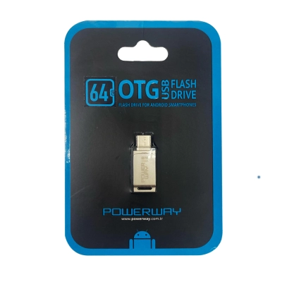 Powerway 64GB Type-C Otg Flash Bellek | USB 2.0 Powerway 64GB Type-C Otg Flash Bellek | USB 2.0