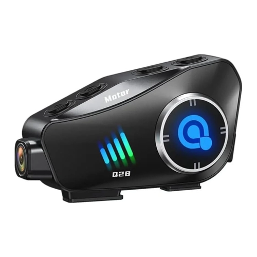 Q28 Kameralı Kask Kulaklığı Intercom Sistemi